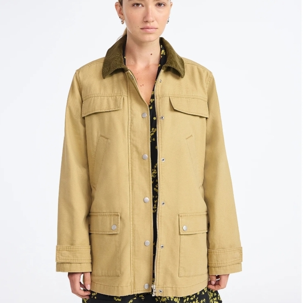 Scoop Women's Cotton Oversized Cargo Barn
Jacket, Midweight-XL-NEW